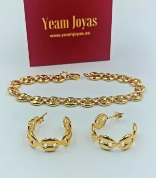 OFERTA!!Conjunto Collar, Pulsera y Pendientes