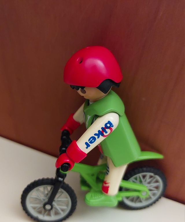 Playmobil Ciclista con Bicicletta