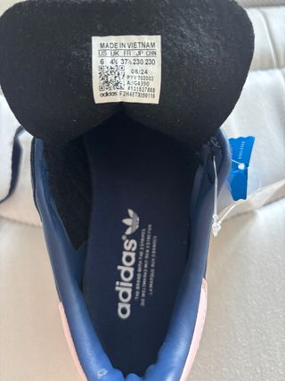 Zapatillas Adidas Gazelle Azul y Rosa