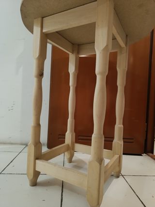 Mesa camilla grande de madera