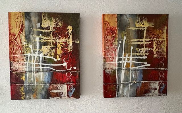 3 Cuadros Abstractos Decorativos