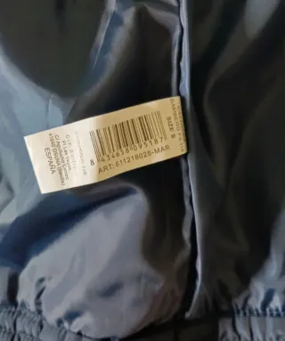 Chaqueta acolchada Álvaro Moreno azul/gris