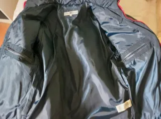 Chaqueta acolchada Álvaro Moreno azul/gris