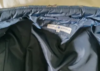 Chaqueta acolchada Álvaro Moreno azul/gris