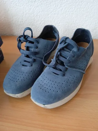Zapatillas  mujer azul