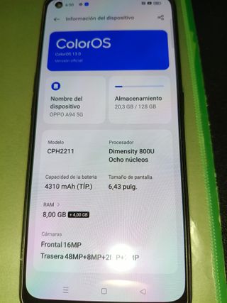 Oppo A94 5G smartphone 