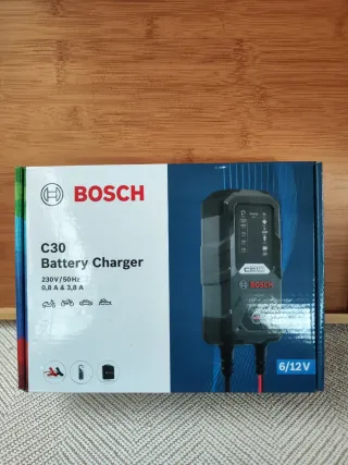 Cargador Batería Coche Bosch C30 6/12V