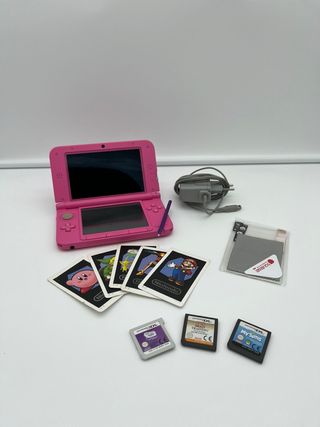 Nintendo 3DS XL Rosa + Giochi e Accessori