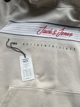 Sudadera Jack & Jones Talla L Beige