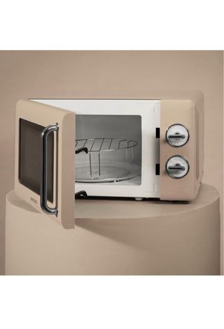 Microondas Beige Estilo Retro