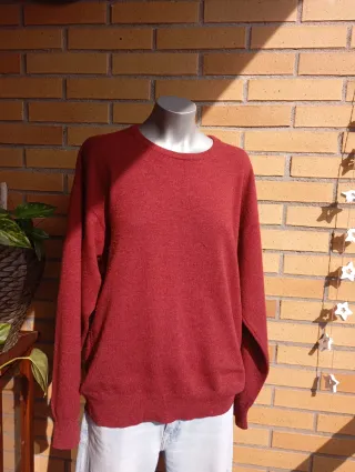 Jersey Burberry Lana Rojo