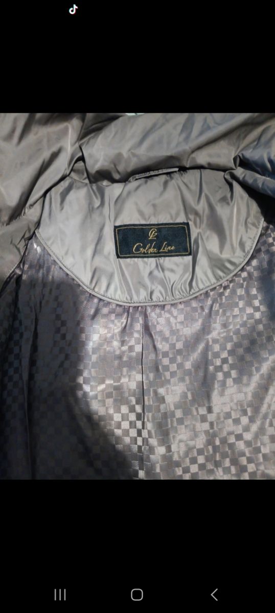 Giaccone in vera piuma