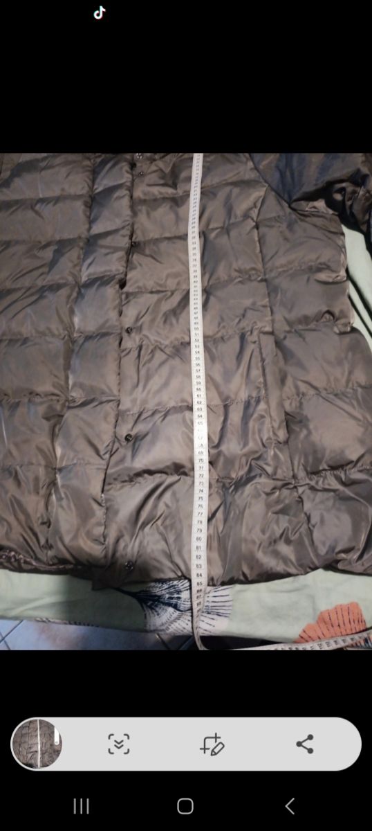 Giaccone in vera piuma