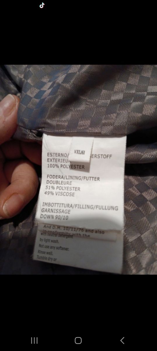 Giaccone in vera piuma