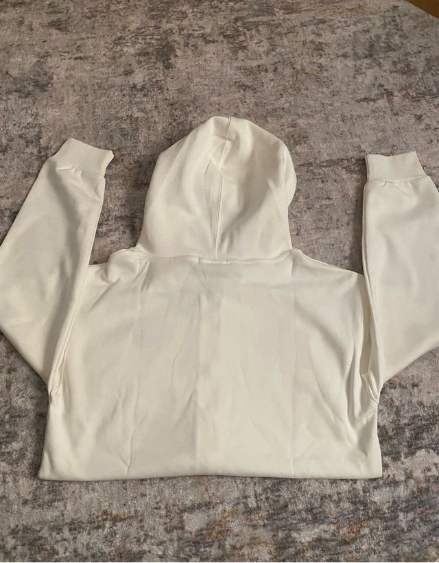 Sudadera Polo Ralph Lauren Blanca Cremallera Talla