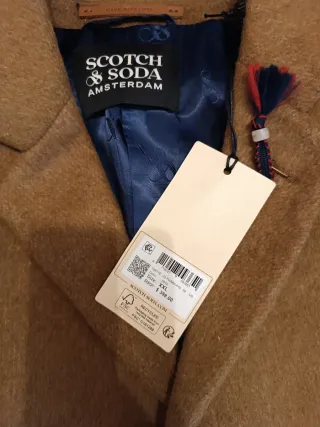 Abrigo Scotch & Soda Marrón Hombre