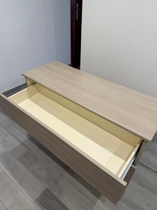 Cómoda de madera 3 cajones