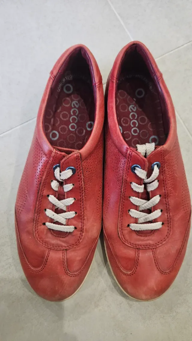 Zapatos Ecco Rojos Mujer Talla 39