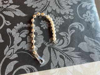 Pulsera Bimba y Lola perlas y eslabones