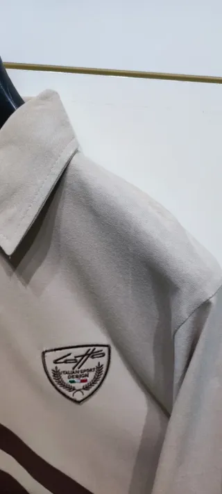 Lotto Polo Uomo M Beige/Marrone