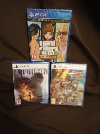 Pack Juegos PS4 y PS5: GTA, FF XVI, Metal Slug