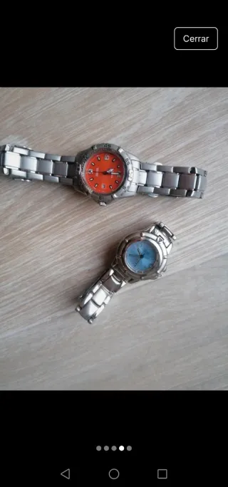 Lote 2 Relojes Festina y Guess
