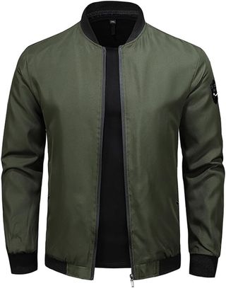 Chaqueta Bomber Verde Talla XXL