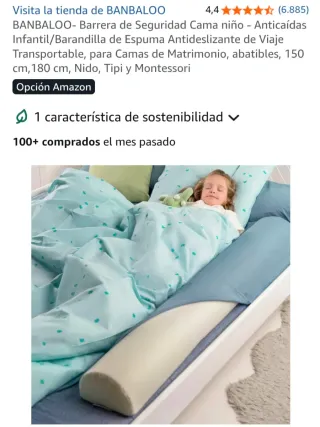 Barrera de seguridad cama Niñ@s