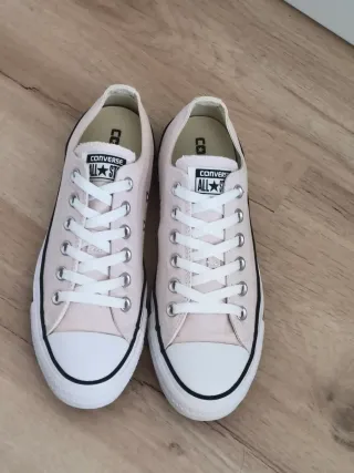 Converse talla 39 color rosa clarito