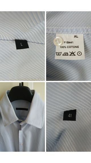 Camicia Massimo Rebecchi celeste Taglia L