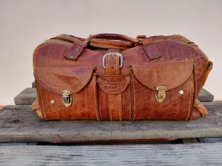 Bolsa de viaje cuero artesanal
