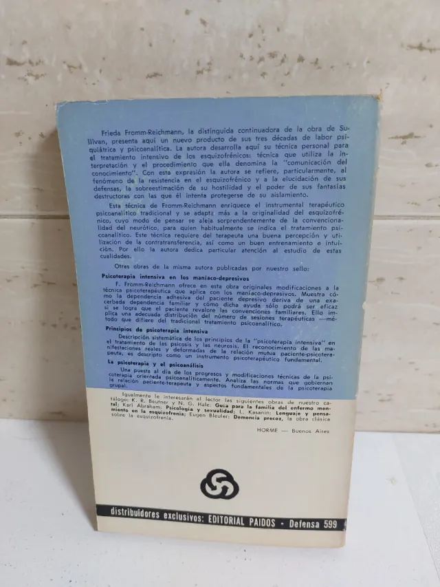 Psicoterapia Intensiva en la Esquizofrenia