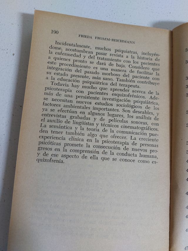 Psicoterapia Intensiva en la Esquizofrenia