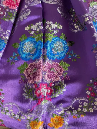Traje de Fallera en tonos Morados