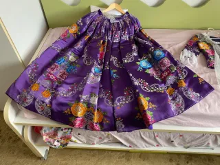 Traje de Fallera en tonos Morados