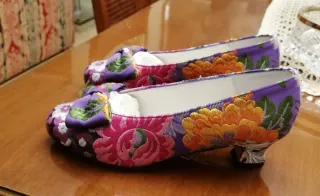 Traje de Fallera en tonos Morados