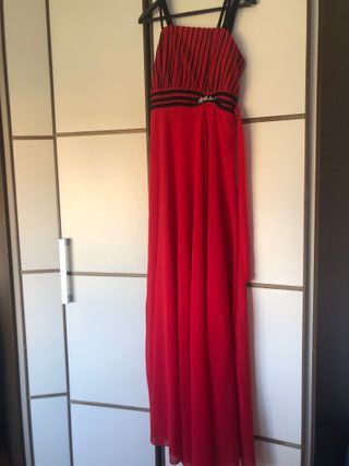 Precioso vestido rojo de fiesta