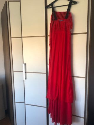 Precioso vestido rojo de fiesta