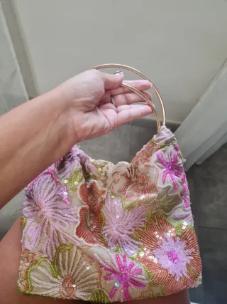 Bolso de mano lentejuelas colores