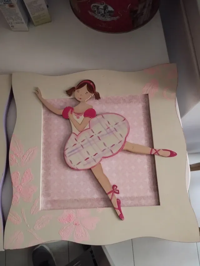 Cuadros de madera con bailarinas