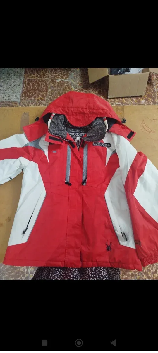 Chaqueta Spyder Roja y Blanca