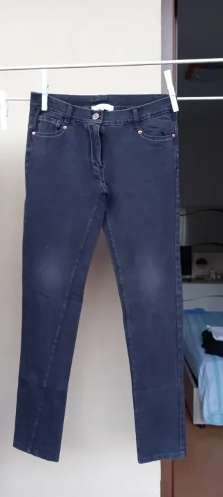 Pantaloni elasticizzati ragazza blu