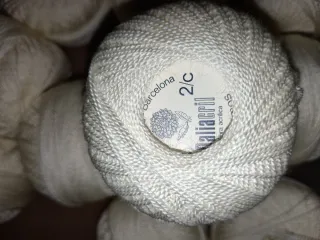 Bobinas hilo crochet 2/C