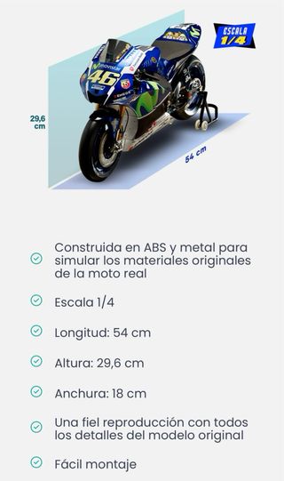 Yamaha YZR-M1 Rossi 1/4