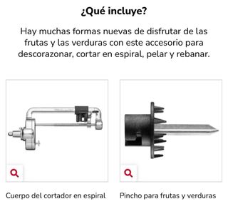 Accessorio per taglierina a spirale KitchenAid