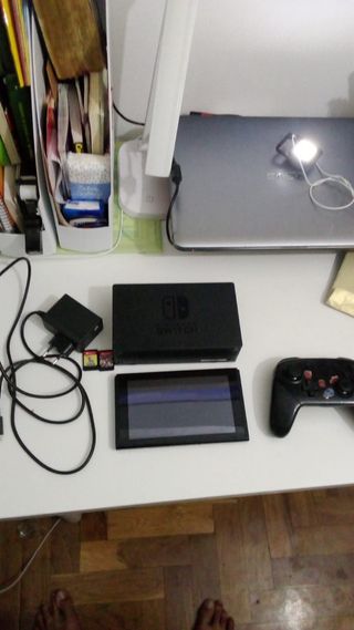 Nintendo Switch Negra Completo 