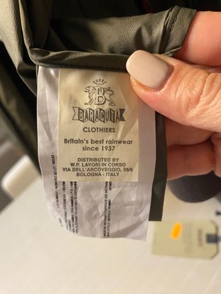 Baracuta G9 Regular Fit Giacca Nuova con Cartellin