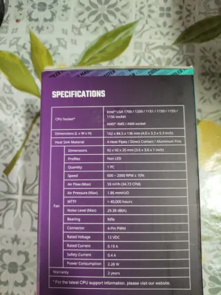 Cooler Master Hyper H412R Refrigeración CPU