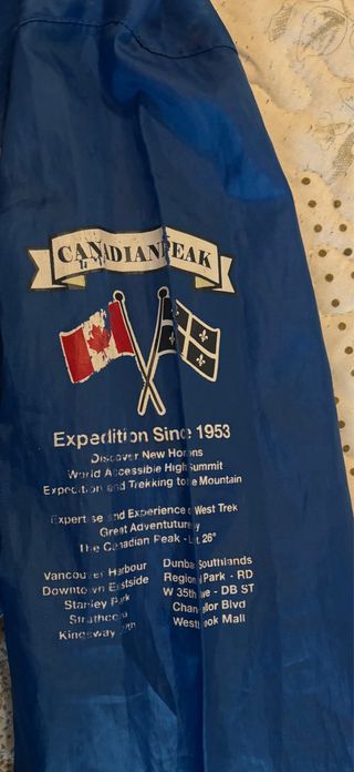 Cortavientos Canadian Peak Azul