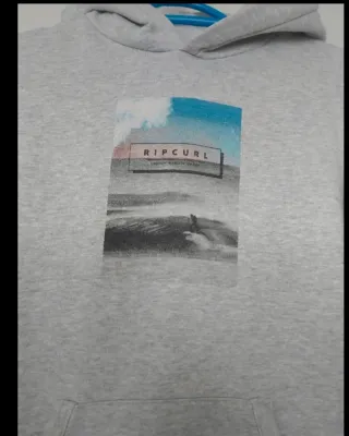 Sudadera Rip Curl Gris con Estampado